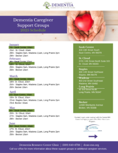 Caregiver Schedule 2025